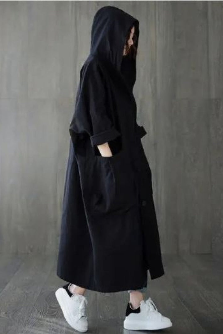 Oversized waterproof windbreaker