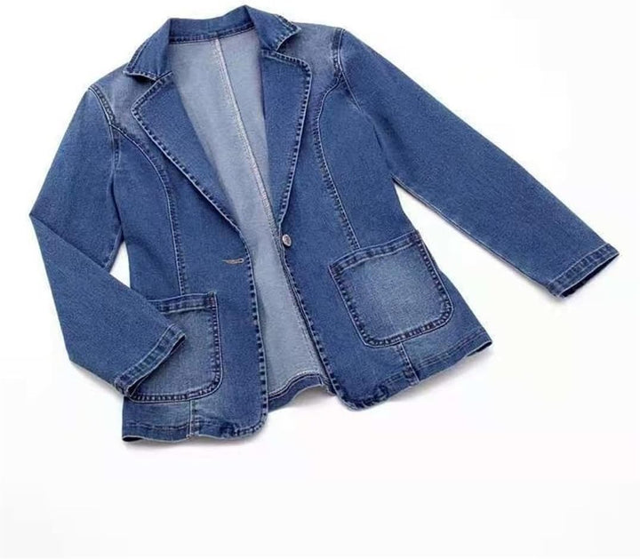 Anna- Classic Blazer Denim