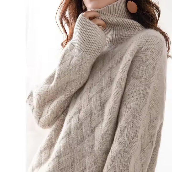 Women's turtleneck sweater