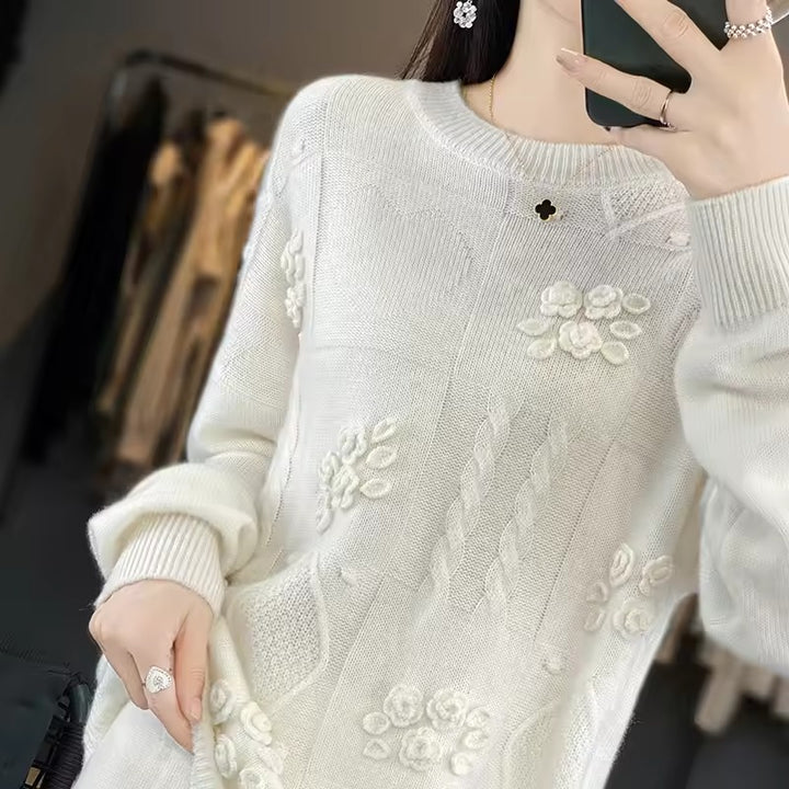 100% Pure Cashmere Sweater for Women