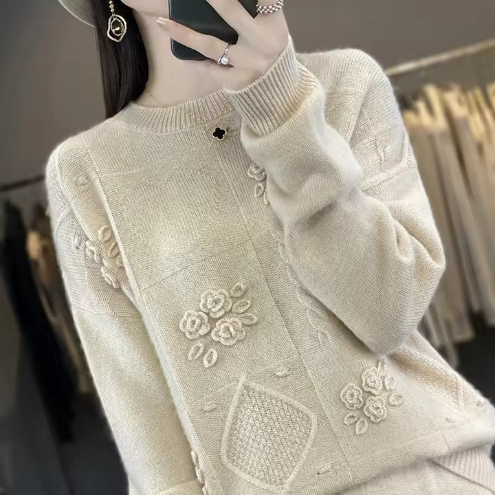 100% Pure Cashmere Sweater for Women