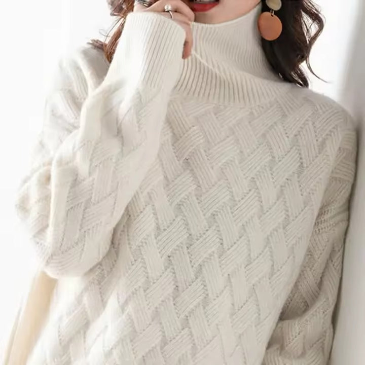 Women's turtleneck sweater