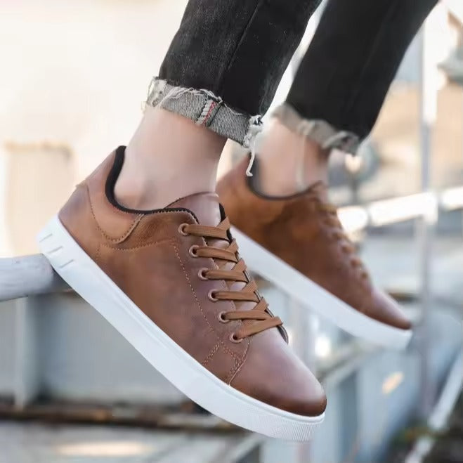 Luxury leather shoes for men
