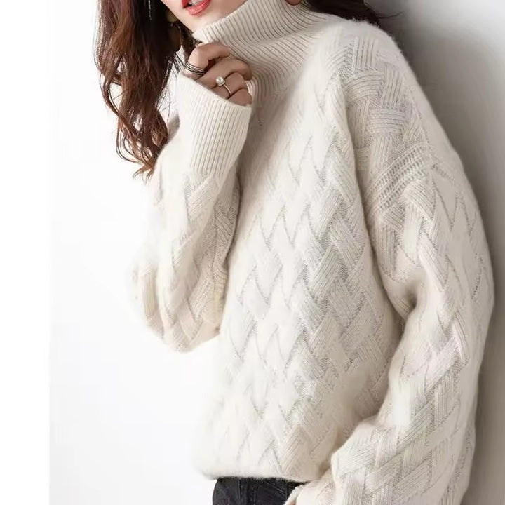 Women's turtleneck sweater