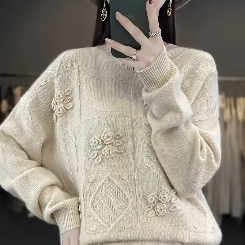 100% Pure Cashmere Sweater for Women