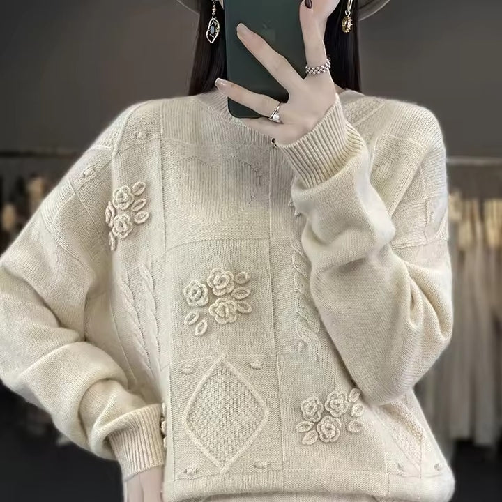 100% Pure Cashmere Sweater for Women